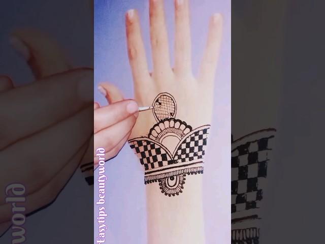 Stylish Simple Mehndi Design| Mehandi Design #mehndi #youtubeshorts #henna #viral #trending #shorts