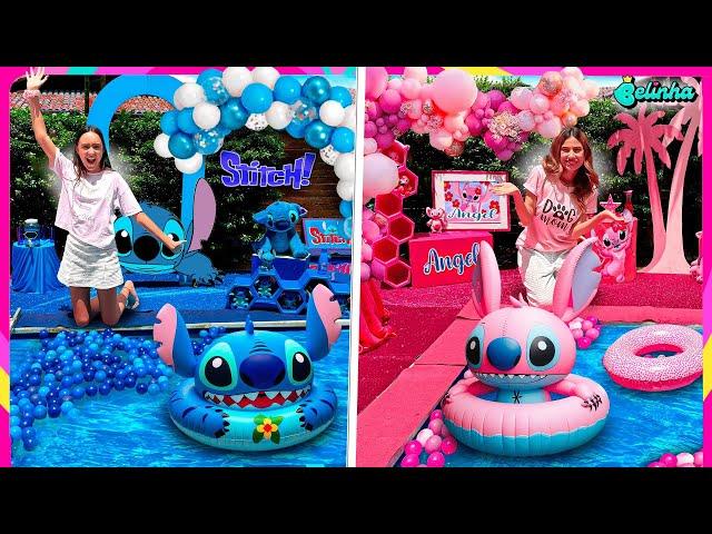 PISCINA DO STITCH VS PISCINA DA ANGEL