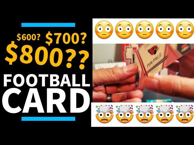 REACTION to pulling a $ HIGH-DOLLAR $ Football Card, 2019 GOLD Autograph