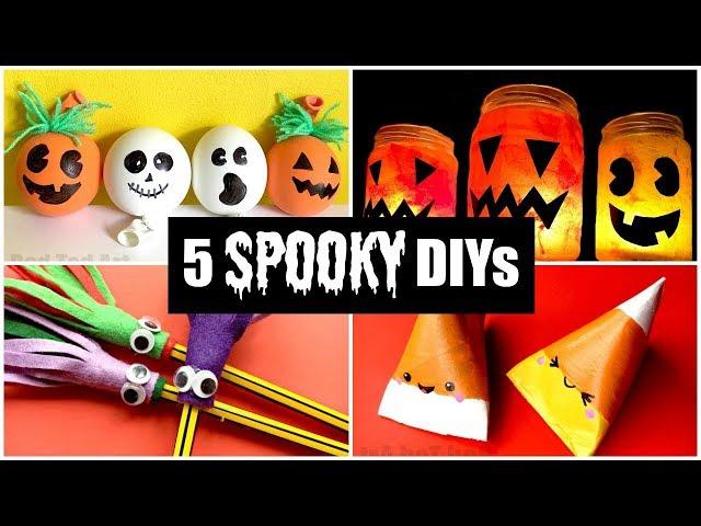 5 BEST & Spooky Halloween DIYs for Kids - Easy Halloween Crafts