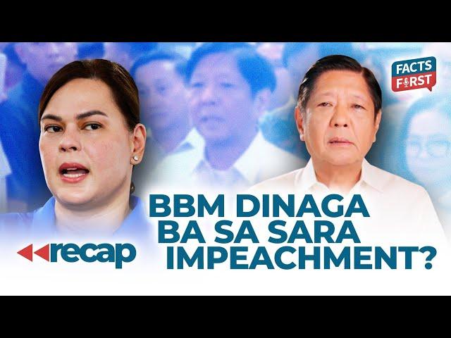 BBM dinaga sa Sara Duterte impeachment?