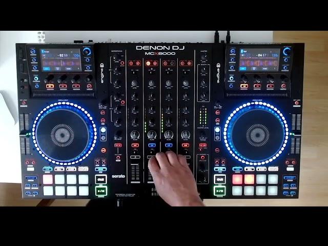 Denon MCX8000 - Techno Mix by Alkbrenner - Serato Dj Pro