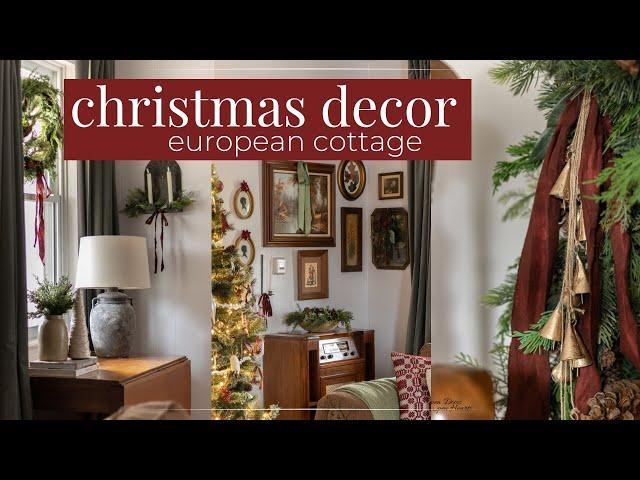 9 Simple & Easy European Cottage Christmas Decor Ideas | Christmas Decorate with me