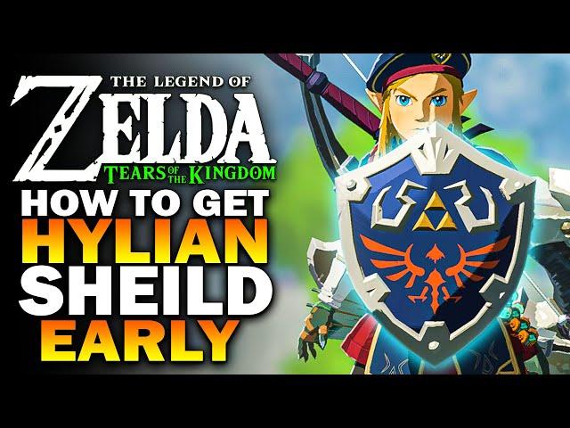 How To Get The Hylian Shield EARLY In Tears Of The Kingdom - TOTK Hylian Shield