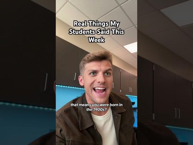 Real things my students said to me this week #teacherlife #teacher #teachersofyoutube