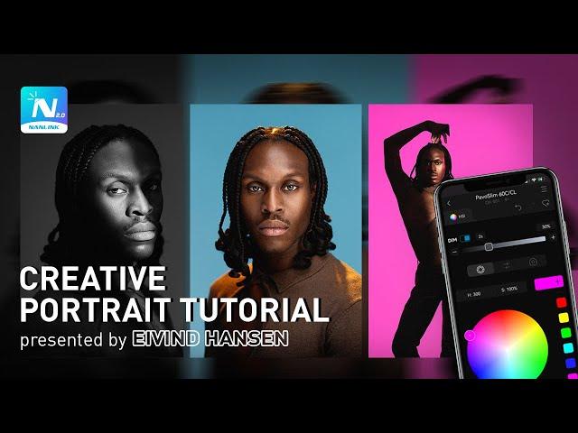 Creative Portrait Tutorial EP1 with Nanlink & Nanlite | Eivind Hansen