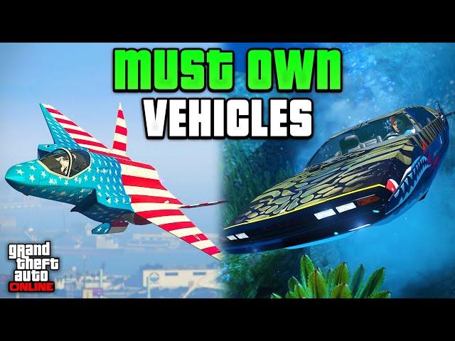 Top 10 MUST Own Vehicles To Buy in GTA Online! (Updated)