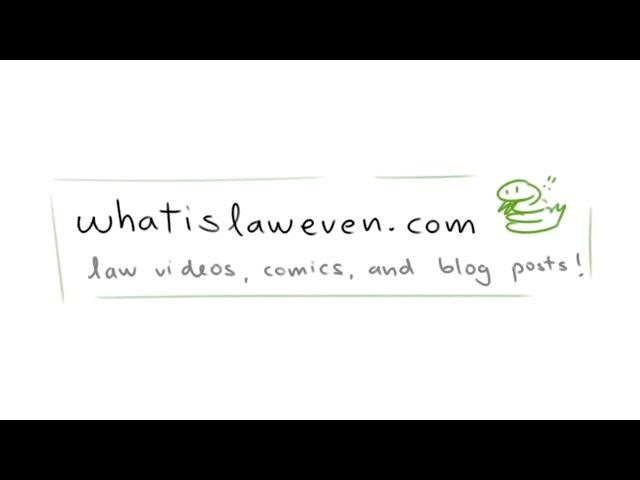 Introducing: The "What Is Law Even" Website!