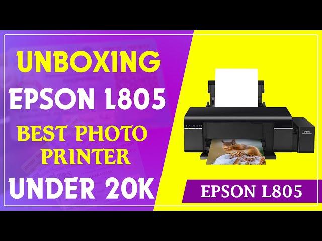 Epson L805 Unboxing || Best Photo / PVC Printer || By Creative Shibu