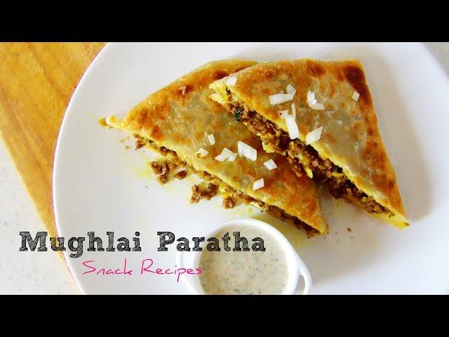 Mughlai Paratha | Stuffed with minced beef | Hungry for Goodies