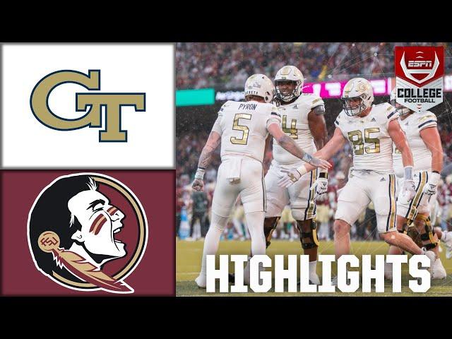  UPSET ALERT  Florida State Seminoles vs. Georgia Tech Yellow Jackets | Full Game Highlights