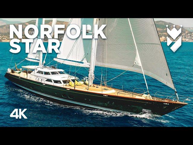 Full walk through video of the amazing "Norfolk Star". Perini Navi for Sale.