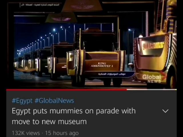 Egypt Parades Mummies