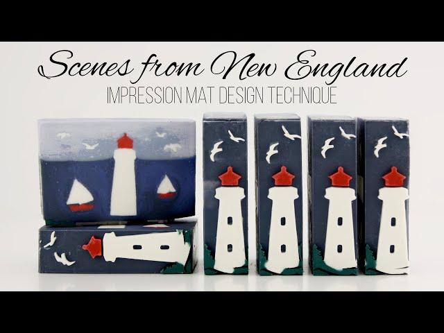 The Lighthouse: Creating a Scene w/ an Impression Mat Cold Process Soap