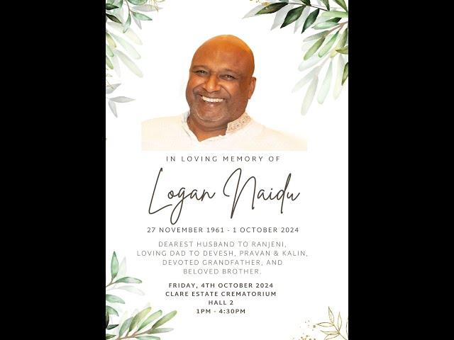 In Loving Memory of Logan Naidu