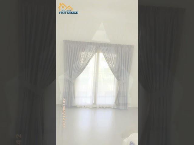 DIfferent types of curtains By FIxit Design Team | #reels #shorts