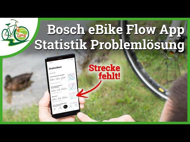 Bosch eBike  Leere Strecken  Problemlösung für Streckenaufzeichnung