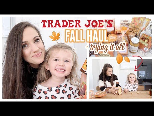 HUGE FALL TRADER JOE'S HAUL 2019 // Tasting them ALL  // Simply Allie