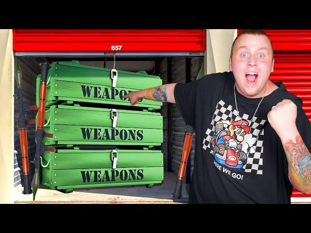 I Bought a Storage Unit FULL OF WEAPONS For $250!