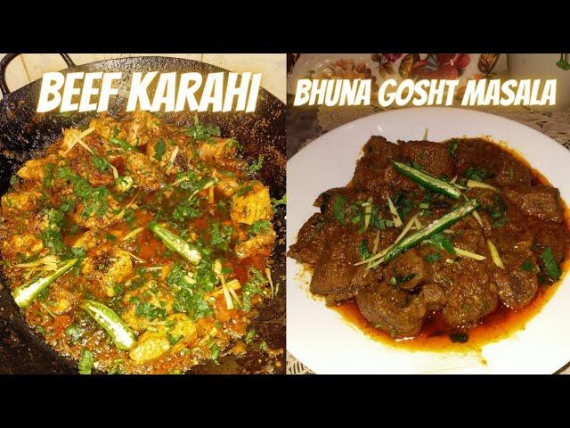 2 Special Recipes for Eid ul Adha 2024  Bhuna hua Gosht - Beef Karahi Banane ka Tarika