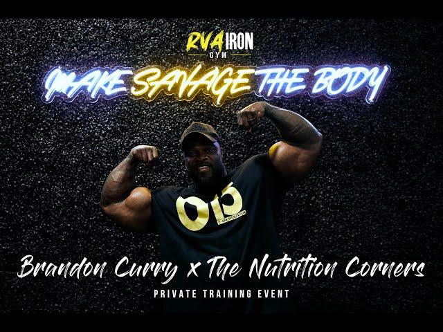 Brandon Curry X The Nutrition Corners