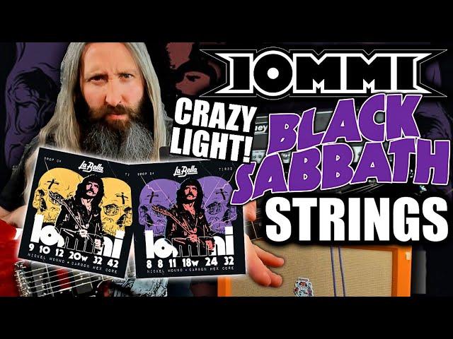 THIN Strings for THICK Riffs? | Black Sabbath Tony Iommi's NEW Signature La Bella Strings