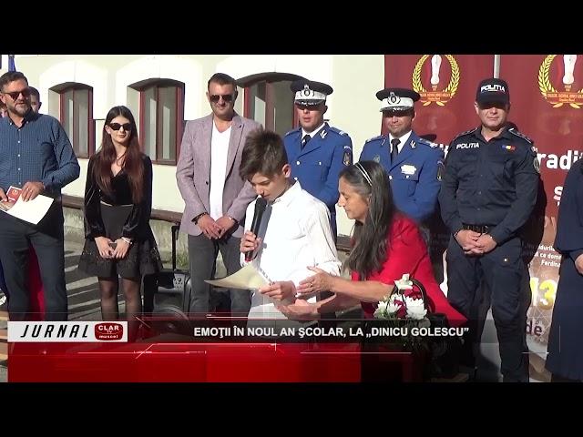 Emoţii în noul an şcolar, la „Dinicu Golescu” ( 09 09 2024 )