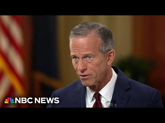 Thune: Trump administration will have to ‘make decisions’ on a ‘realistic’ deportation plan