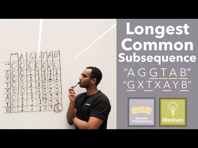 Longest Common Subsequence (2 Strings) - Dynamic Programming & Competing Subproblems