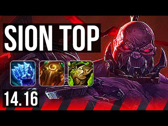 SION vs SETT (TOP) | 1400+ games | NA Master | 14.16