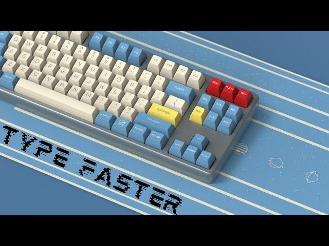 How I Learned to Type FAST (40 to 100+ WPM in 7 Days)