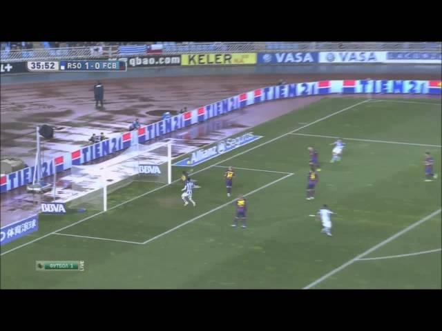 Реал Сосьедад   Барселона 1-0 4 января 2015 г, Чемпионат Испании