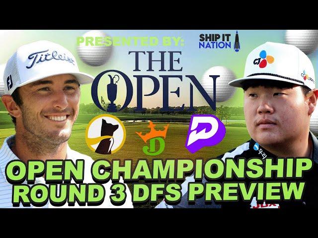 Open Championship Round 3 Preview + Live chat : Draftkings DFS Showdown Underdog + Prize Picks Props