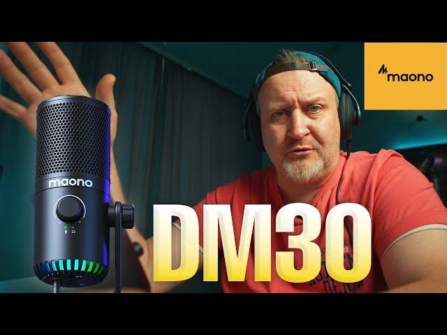 Maono DM30 | Первый программируемый интернет микрофон