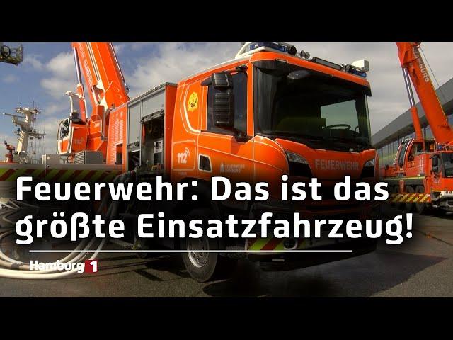 Innovationen der Feuerwehr: Größtes Einsatzfahrzeug Deutschlands und ein schneidender Wasserstrahl