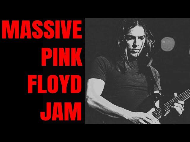 MASSIVE Live Pink Floyd Style Jam | Guitar Backing Track (E Minor)