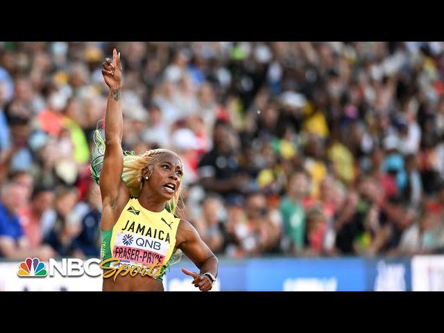 Shelly-Ann Fraser-Pryce MAKES HISTORY with 5th 100m World title, championship record | NBC Sports