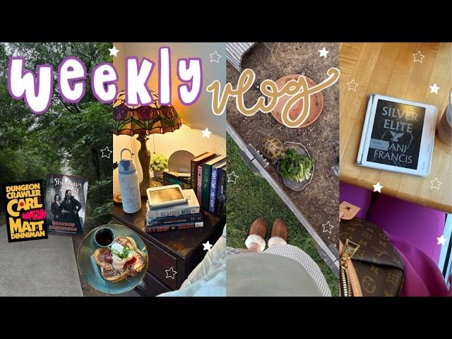 Cozy rainy spring days, starting 2 new sci-fi series ️ WEEKLY VLOG