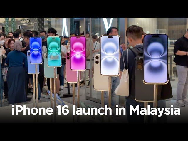 iPhone 16 launch day (Malaysia) Apple The Exchange TRX | smashpop