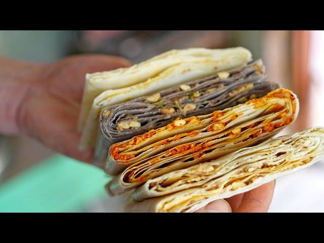 Absolutely delicious! Chinese snacks, three kinds of pancakes!