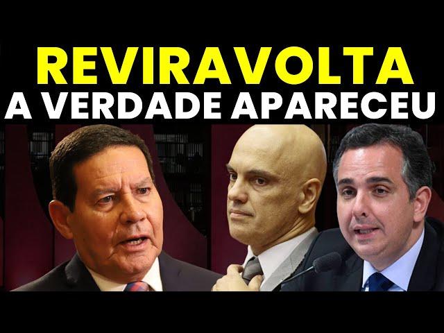 BOMBA! MOURÃO MOSTRA PROVAS E PARTE PRA CIMA DE MORAES E RODRIGO PACHECO PRESIDENTE DO SENADO