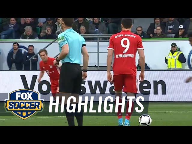 VfL Wolfsburg vs. Bayern Munich | 2016-17 Bundesliga Highlights