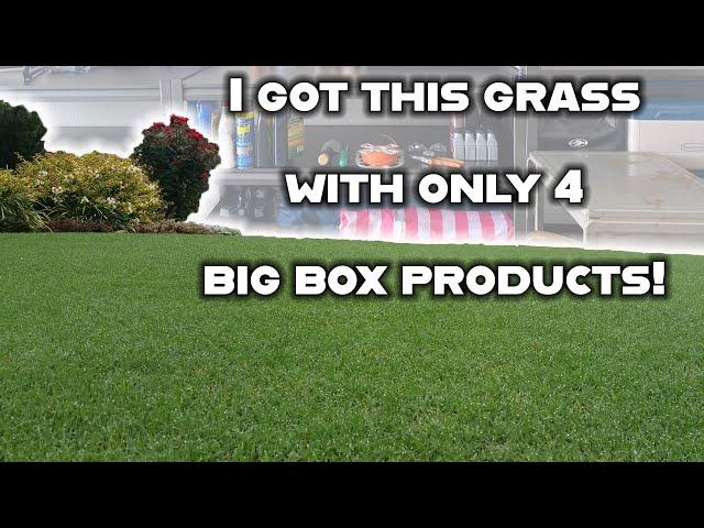 You only "NEED" 4 products to easily have a beautiful, green lawn. Basic lawn care tips on a budget!