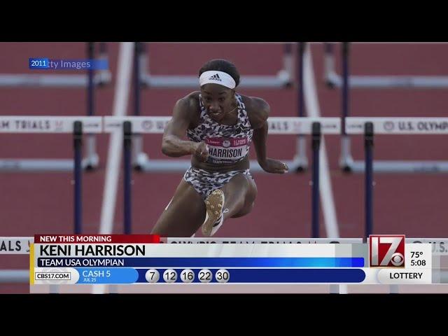 Former Clayton HS track star Keni Harrison carves out a spot on Team USA at the Olympics