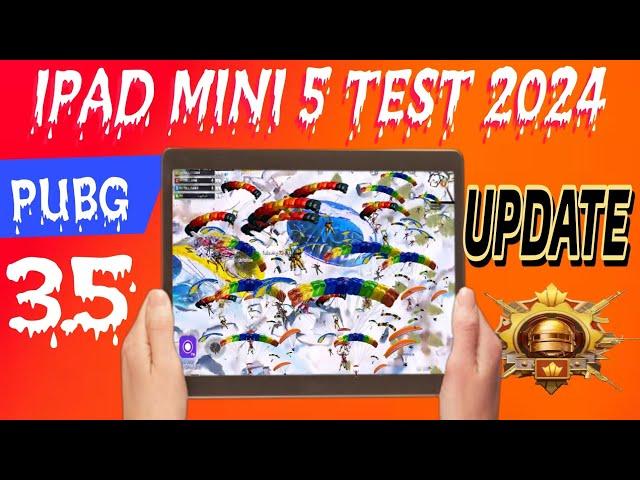 Ipad mini 5 pubg test 2024 | pubg ipad mini 5 gameplay  | PUBG Mobile 3.5