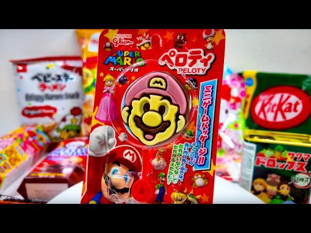 Cute Japanese Candies & Snacks Unboxing (Pokémon, Hello Kitty, Super Mario)