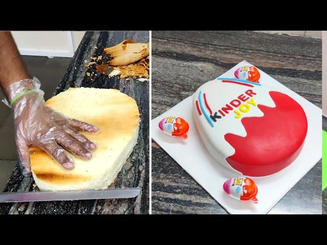 Kinder Joy Cake Recipe | Fondant Cake Design | Sunil Cake Master