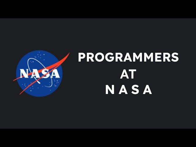 Programmers play a very important role at NASA. Here's Why