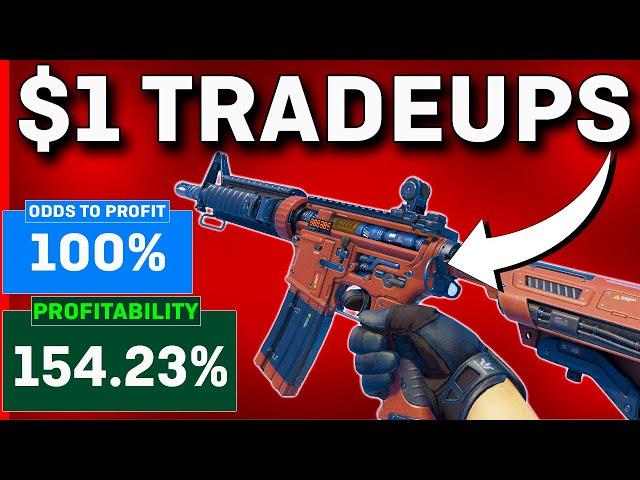 The MOST PROFITABLE $1 CS2 Trade Ups! (NO RISK)