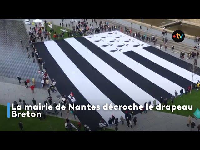 La mairie de Nantes décroche le drapeau Breton